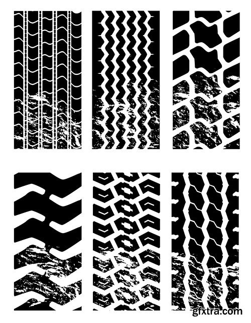 Tire Tracks - 25x EPS