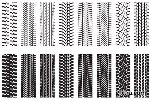 Tire Tracks - 25x EPS