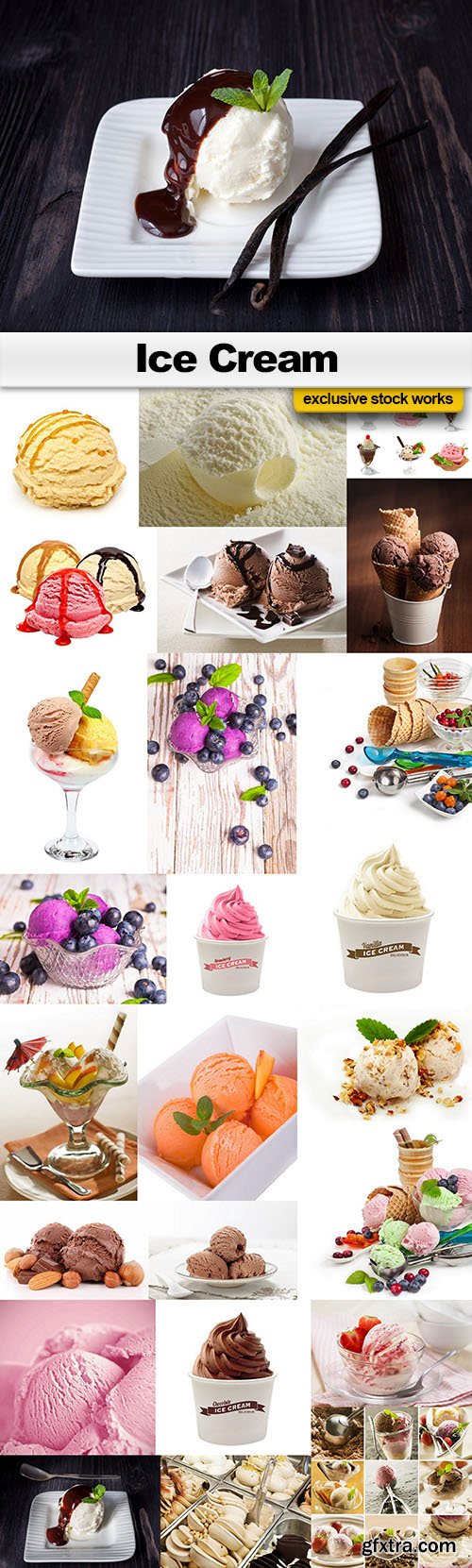 Ice Cream - Stock Photo, 25xUHQ JPEG