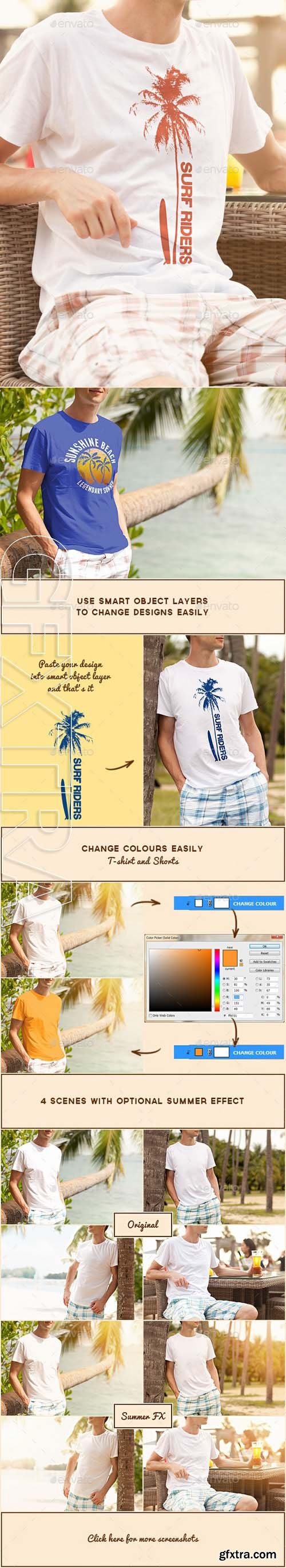 Male T-shirt Mock-up - GraphicRiver 11561067