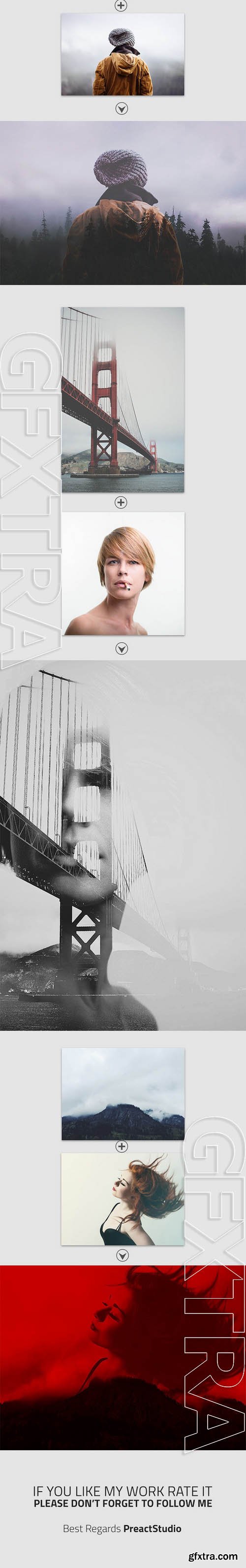 Premium Double Exposure Action - GraphicRiver 11564003