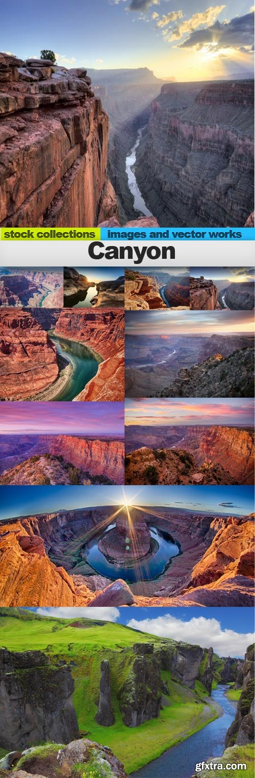 Canyon, 10 x UHQ JPEG