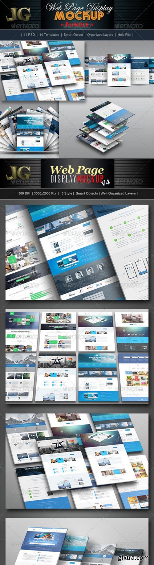 GraphicRiver - Website Display Mockup Bundle 7243776