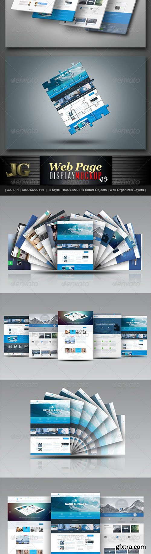 GraphicRiver - Website Display Mockup Bundle 7243776