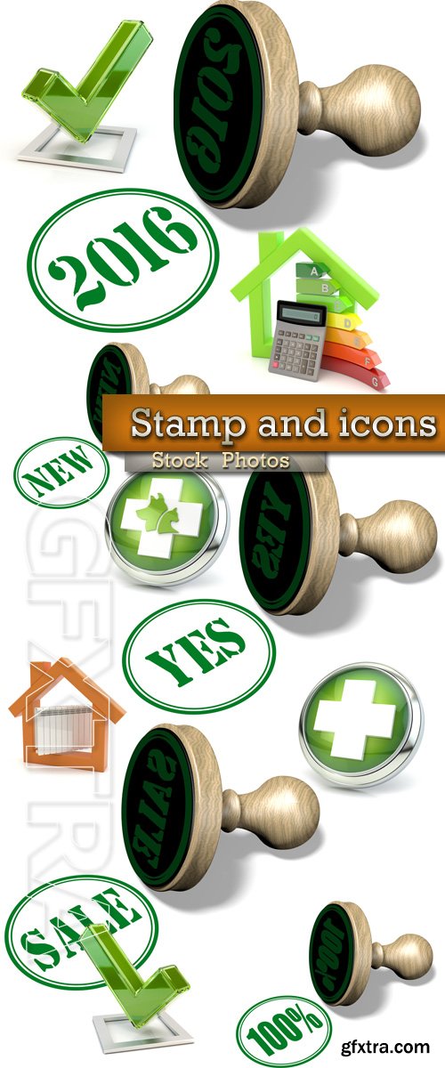 Design Elements - Stamp and Icons