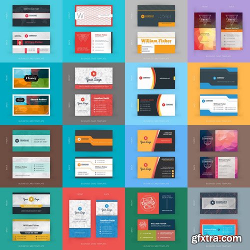 Business Card Design #51 - 25 Vector