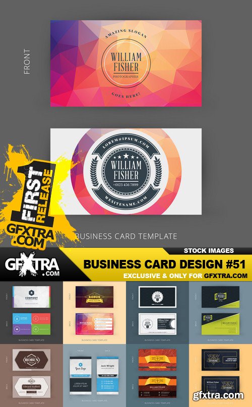 Business Card Design #51 - 25 Vector