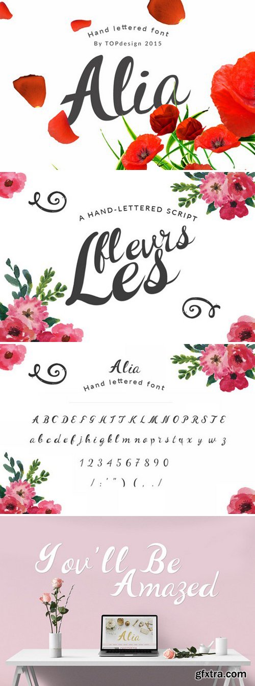 CM - Alia - Hand lettered font 283120