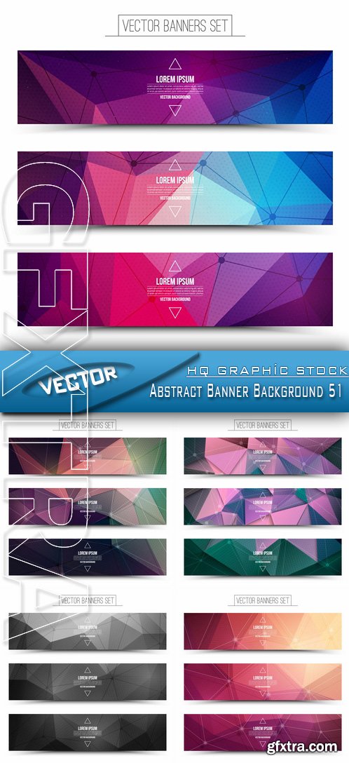 Stock Vector - Abstract Banner Background 51