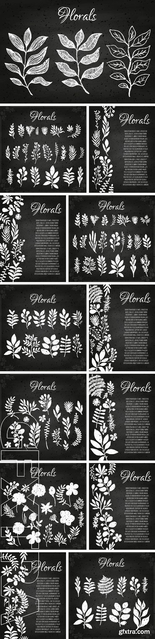 Stock Vectors - Vector floral set