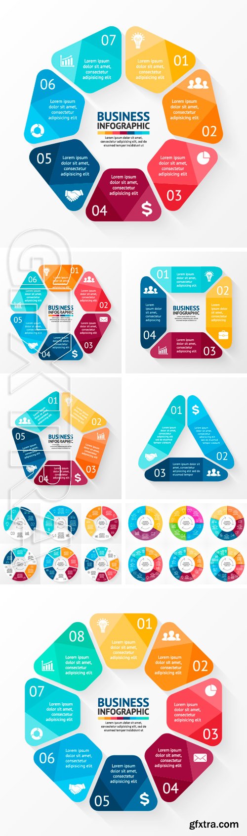 Stock Vectors - Vector infographic.  Abstract background