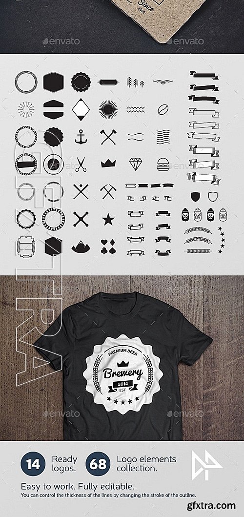 GraphicRiver - Badges creation kit 11605150