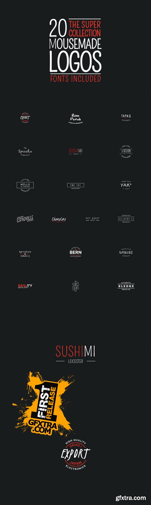 CM - 20 Mousemade Logos Bundle 282016