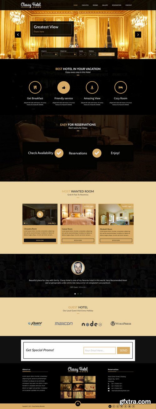 CM - Classy - Booking Hotel Luxury PSD 279813