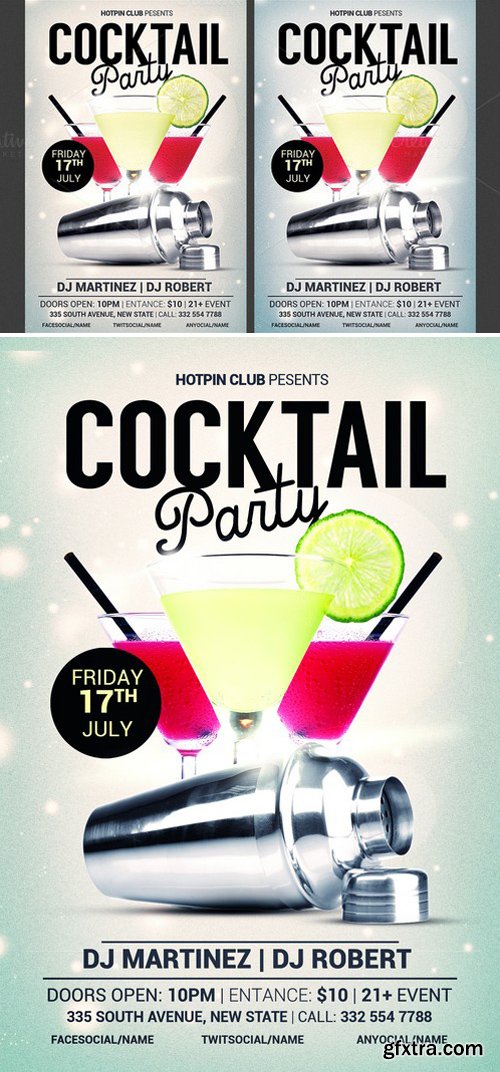 CM275134 - Cocktail Party Flyer Template