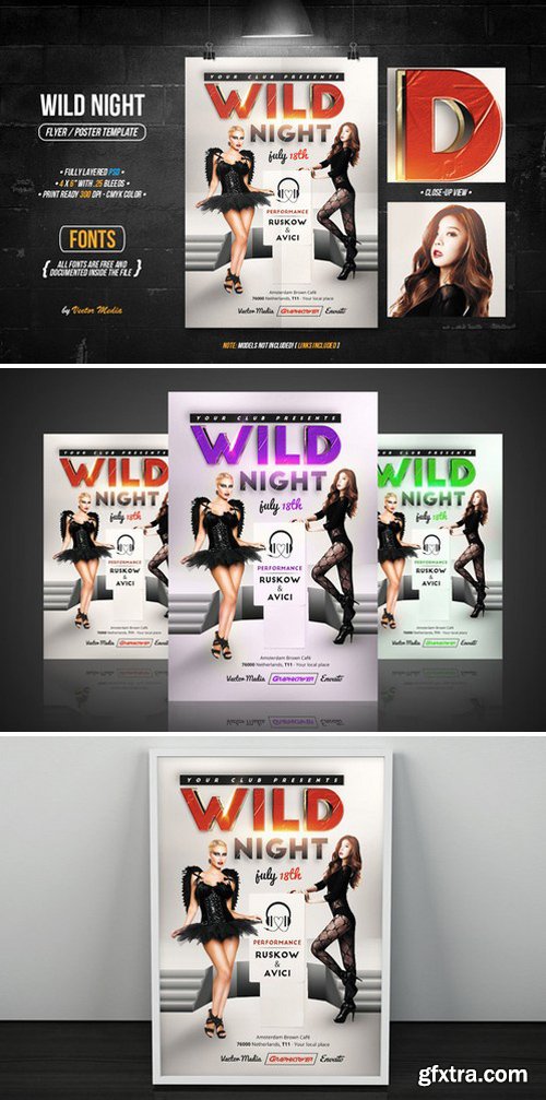 CM282120 - Wild Night - Flyer