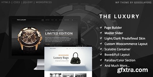 ThemeForest - The Luxury v1.0.2 - Dark/Light Responsive WordPress Theme - 9210438