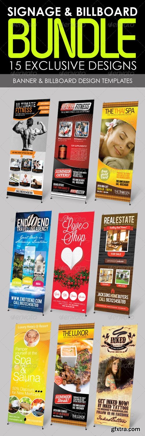 GR Pro Design Signage & Billboard Bundle - 15 in 1 - 2866667