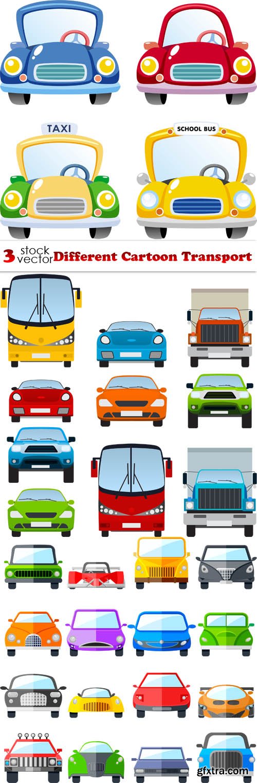 Vectors - Different Cartoon Transport