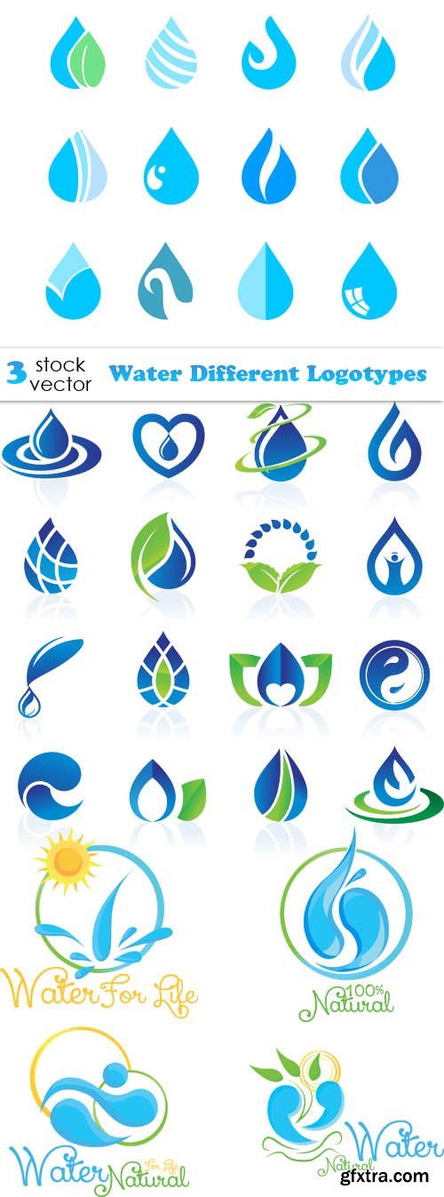 Vectors - Water Different Logotypes