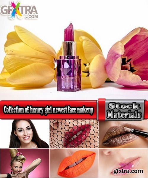 Collection of luxury girl newest face makeup lips eyes 25 Eps