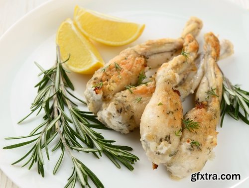 Collection of delicious French delicacy fried toad legs 25 HQ Jpeg