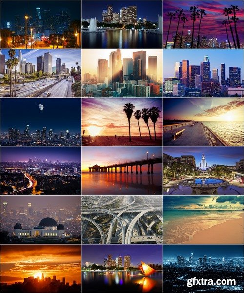 Collection beautiful places and landscapes of Los Angeles skyscraper ocean beach 25 HQ Jpeg