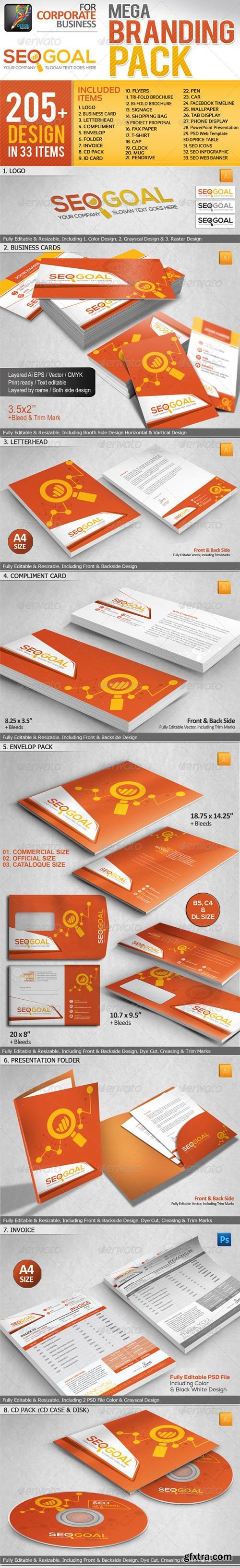 GR SEO Agency Business Mega Branding Pack - 6432527