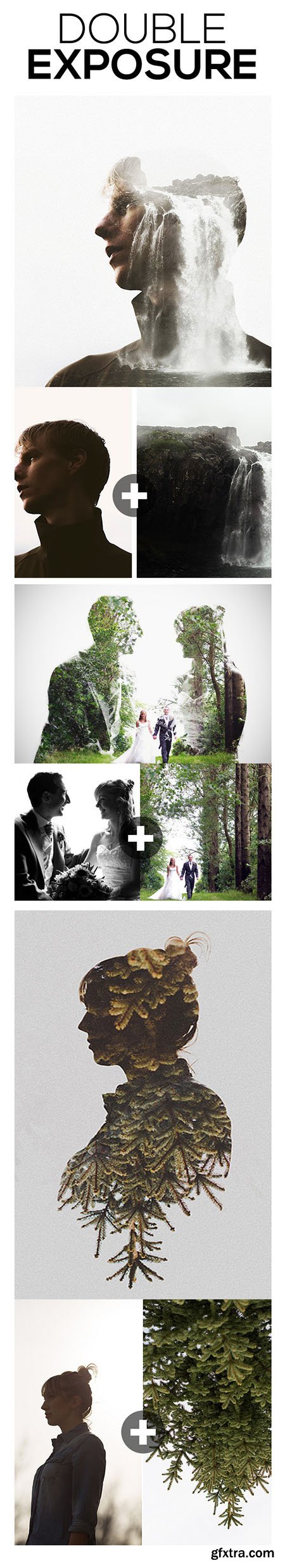 GraphicRiver - Double Exposure Photoshop Action 11617764