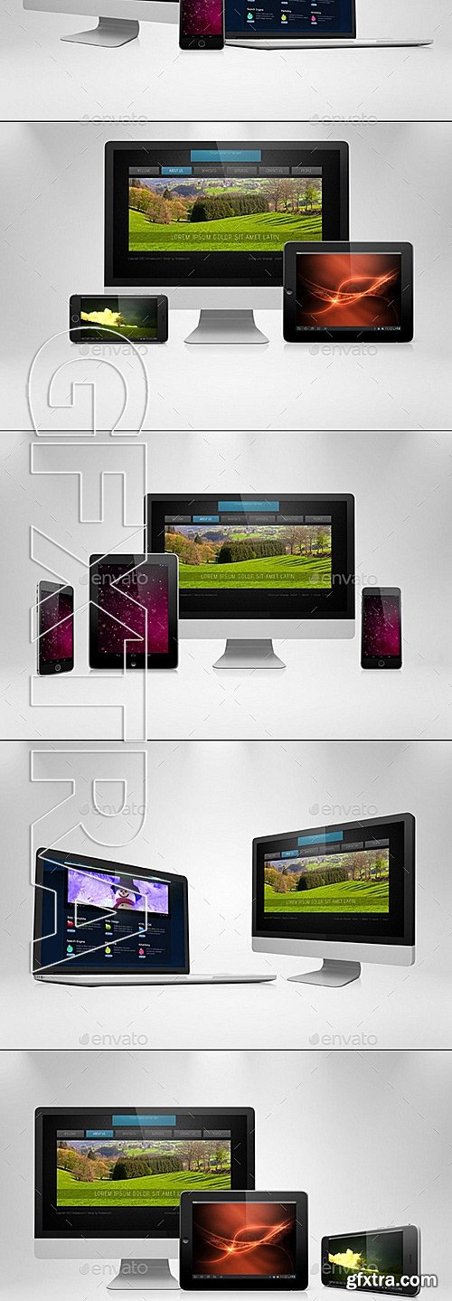 GraphicRiver - 30 Responsive Website Devices Mock Ups 11612779