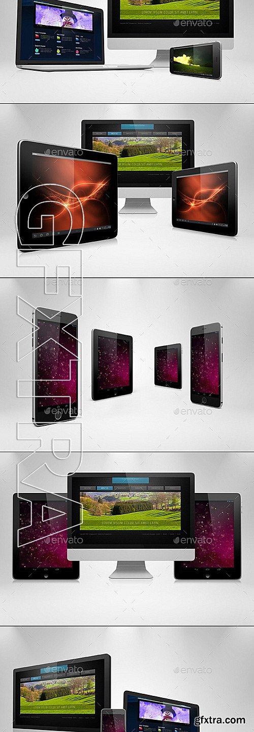 GraphicRiver - 30 Responsive Website Devices Mock Ups 11612779