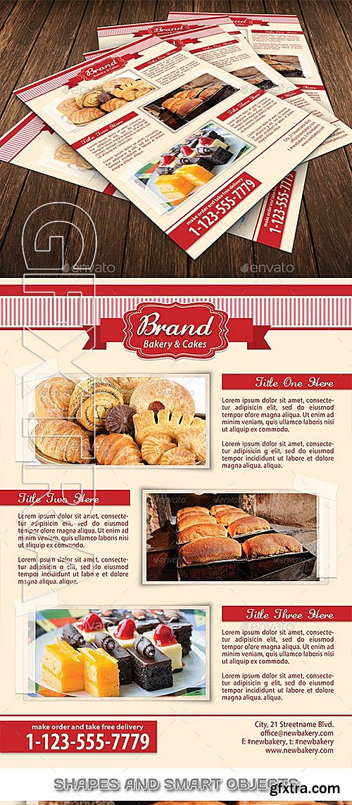 GraphicRiver - Bakery Food Flyer Template 93 11533259