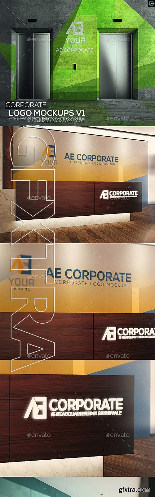 GraphicRiver - Corporate Logo Mockups V1 11609562