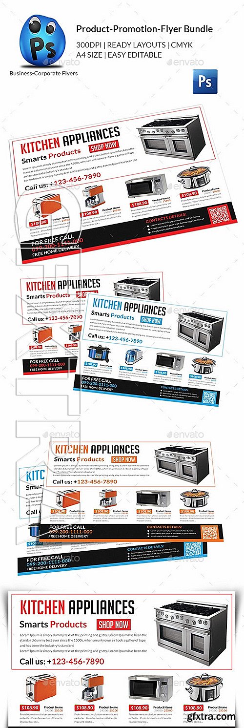 GraphicRiver - Product Promotion Flyer Bundle 11553930