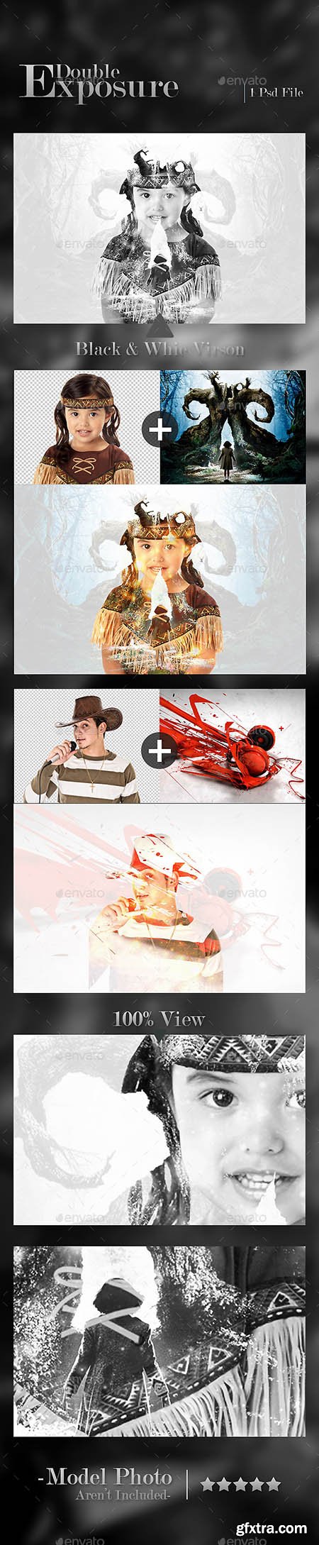 GraphicRiver - Double Exposure Photo Template 11614787