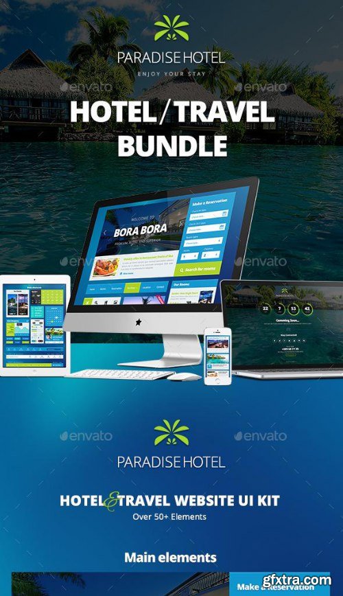 GraphicRiver Paradise Hotel Bundle 11620863