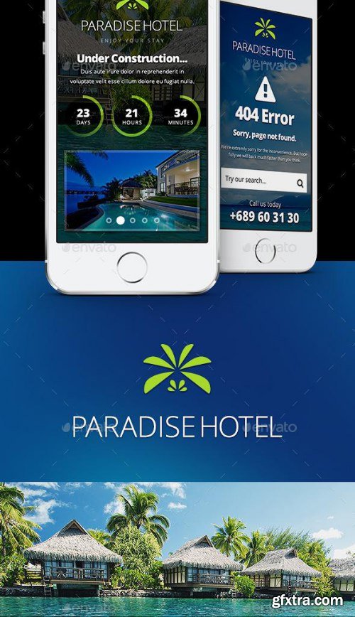 GraphicRiver Paradise Hotel Bundle 11620863