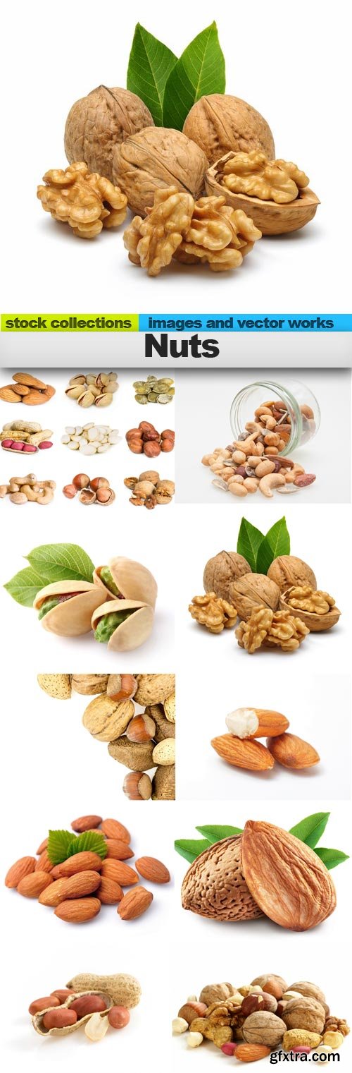 Nuts, 10 x UHQ JPEG