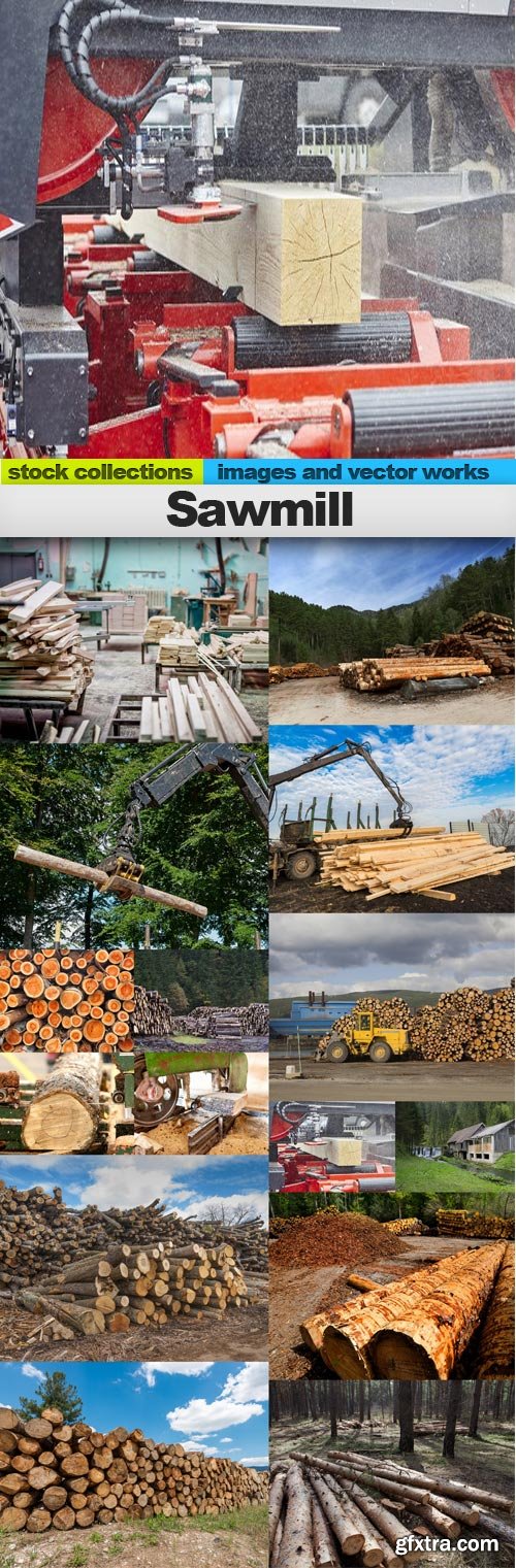 Sawmill, 15 x UHQ JPEG