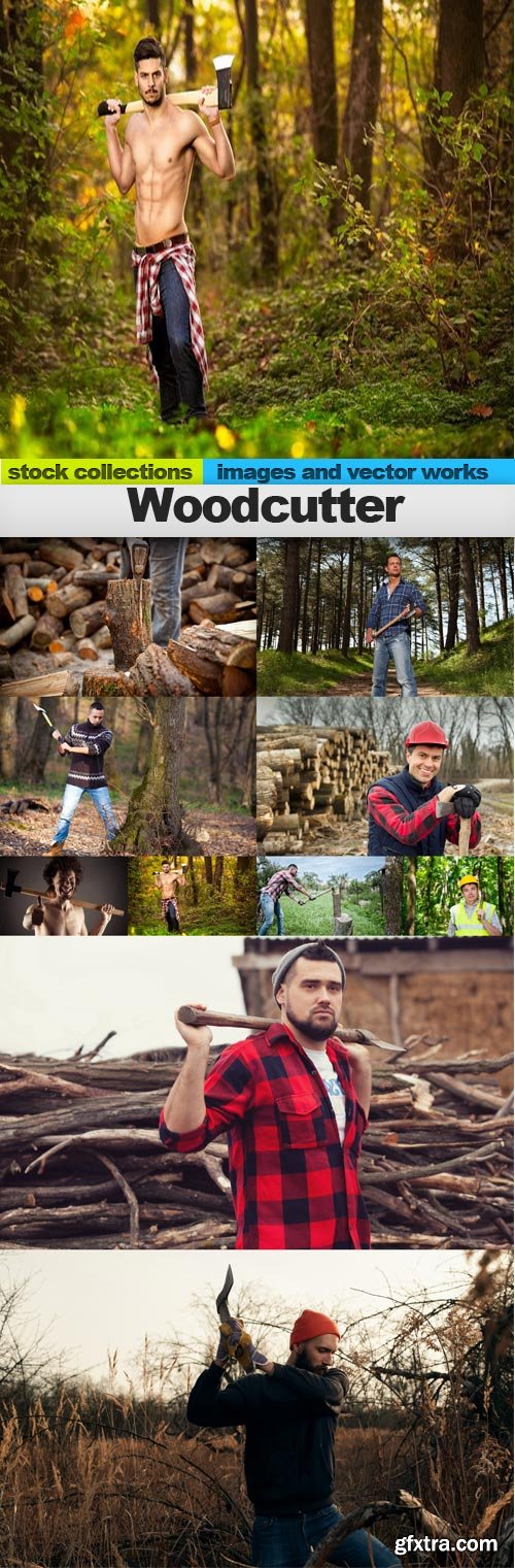 Woodcutter, 10 x UHQ JPEG