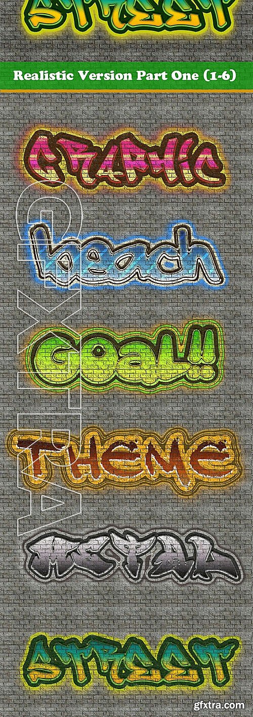 GraphicRiver - 12 Premium Graffiti Text Effect Style 11630269