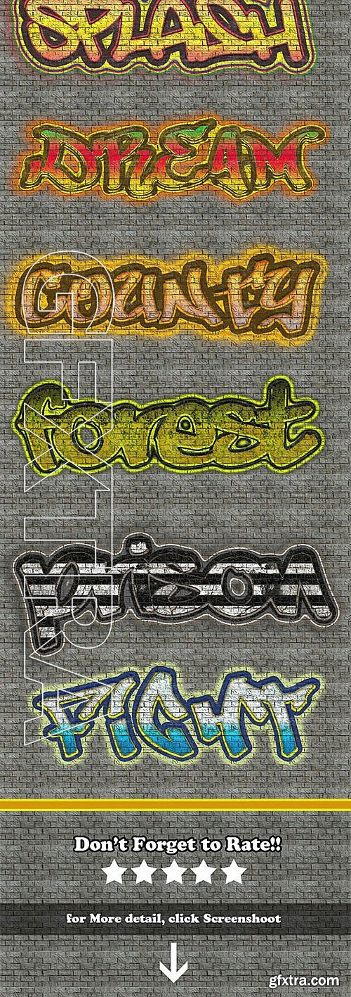 GraphicRiver - 12 Premium Graffiti Text Effect Style 11630269