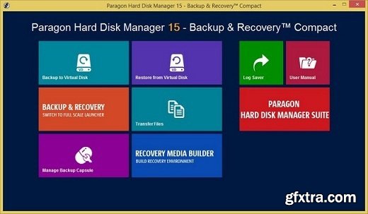 Paragon Hard Disk Manager 15 Backup & Recovery Compact 10.1.25.348 (x86/x64)