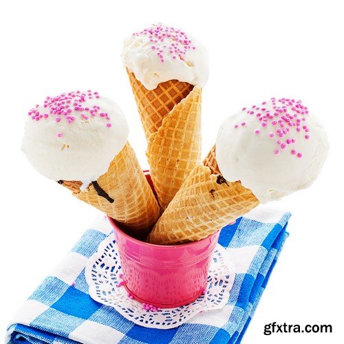 Stock Photos - Ice cream 3, 50xJPG