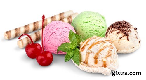 Stock Photos - Ice cream 3, 50xJPG