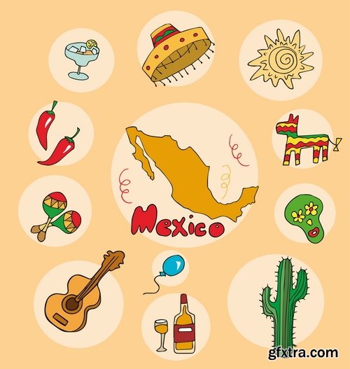 Collection of vector picture different countries infographics Travel Map 25 Eps