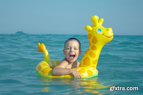 Collection of babies swimming pool beach sea vacation 25 HQ Jpeg