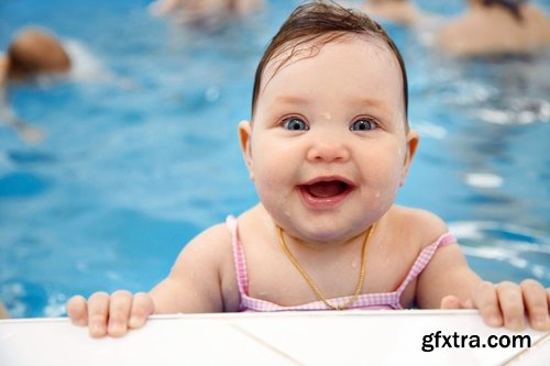 Collection of babies swimming pool beach sea vacation 25 HQ Jpeg