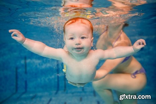 Collection of babies swimming pool beach sea vacation 25 HQ Jpeg