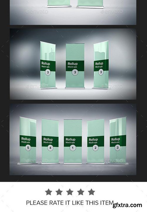 GraphicRiver - Pop-Ups/Rollups Mock-up Bundle 9817443